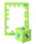 Happy Cube junior zöld, állatok