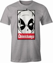 MARVEL Deadpool "Chimichanga" póló szürke (S)