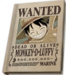 ONE PIECE - Wanted Luffy notesz