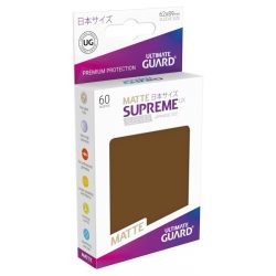 Matte Supreme Sleeves Ultimate Guard kártyavédő (matt barna 60db)